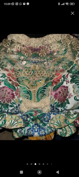 Traje fallera S. XVIII