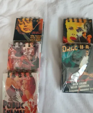 5 mini taccuini d'epoca