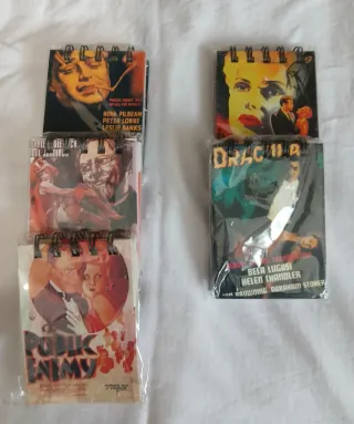 5 mini taccuini d'epoca