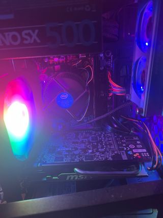 PC Gamer Completo Blanco y Multicolor