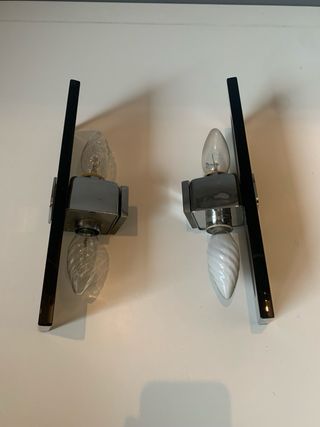 Coppia lampade Applique Vintage