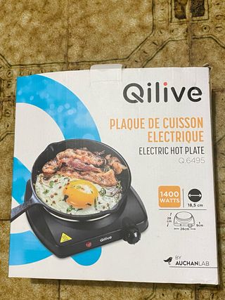Placa eléctrica QiLive 1400W – Como nueva