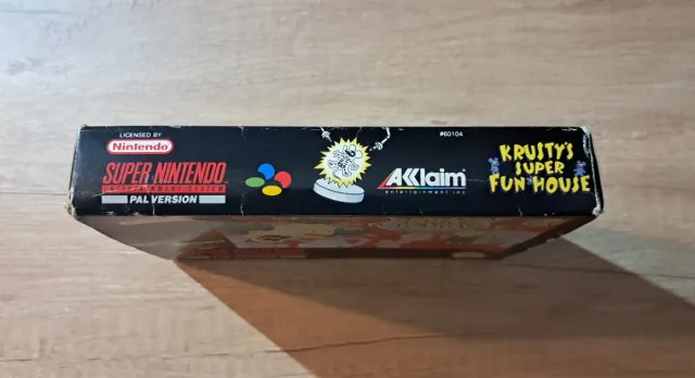 Krusty's Super Fun House PAL-ESP Super Nintendo