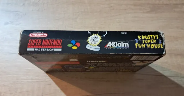Krusty's Super Fun House PAL-ESP Super Nintendo