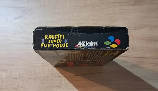 Krusty's Super Fun House PAL-ESP Super Nintendo