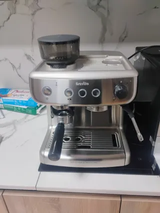 Cafetera Breville Plata