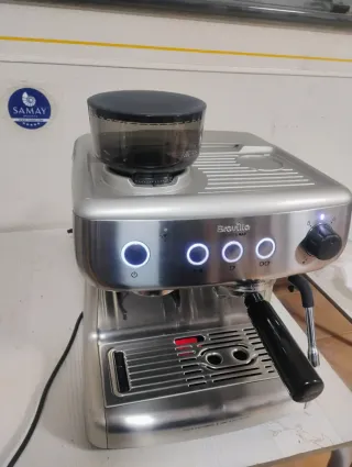 Cafetera Breville Plata