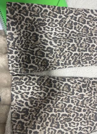 Pantalones Animal Print STR Beige/Marrón