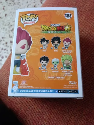 Funko Pop Super Saiyan God Vegeta 1868