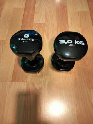 Conjunto Mancuernas 3kg, 2kg, 1kg