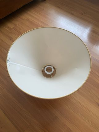 Pantalla de lámpara tela beige