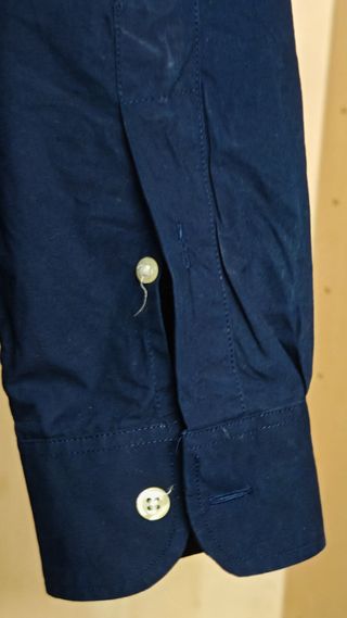 Camicia Polo Ralph Lauren Blu Taglia 15 1/2 - 34