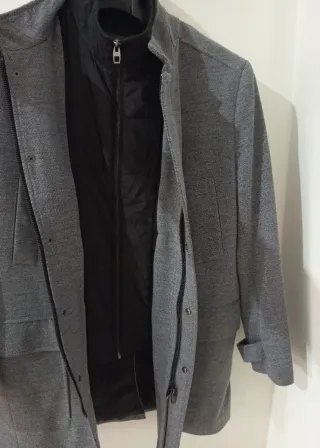 Cappotto uomo grigio