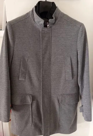 Cappotto uomo grigio