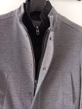 Cappotto uomo grigio