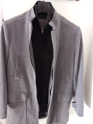 Cappotto uomo grigio