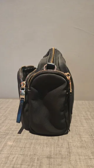 Bolso bandolera negro + 2 correas