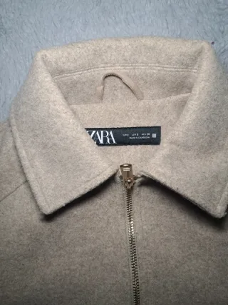 Chaqueta Zara Beige Talla M