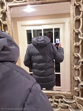 Abrigo El Ganso plumífero largo