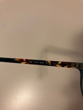 Montura Gafas Ray-Ban Azul y Marrón