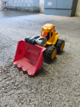 Escavadora de joguina