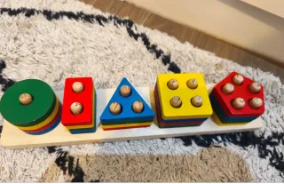 Juego de Puzzles Infantiles de Madera