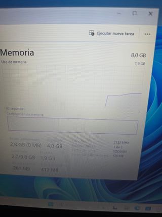 Ordenador portátil DELL INTEL ICORE 5, 8RAM