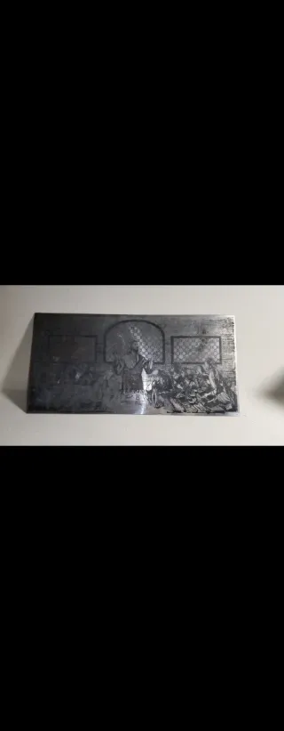 Grabado sobre metal La Última Cena Iker