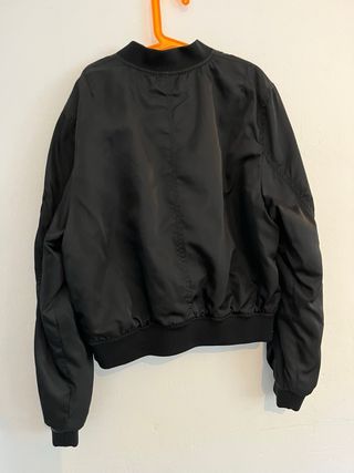 Chaqueta Bomber Negra