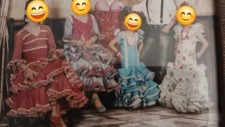 Traje de flamenca para niña