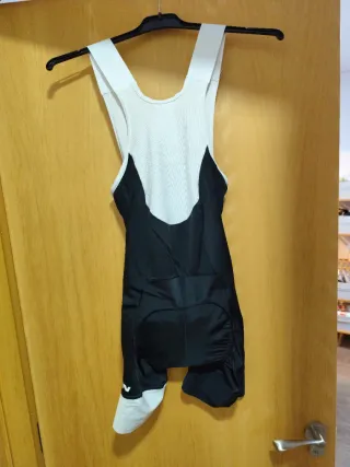 Maillot Ciclismo Hombre Negro y Blanco
