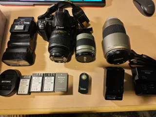 Pack Fotografía Nikon Reflex 3 Objetivos Accesorio