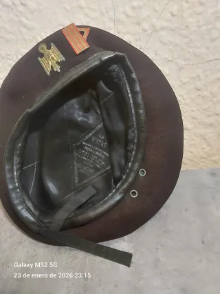 Antiguo Boina Sargento Policía Nacional Museo