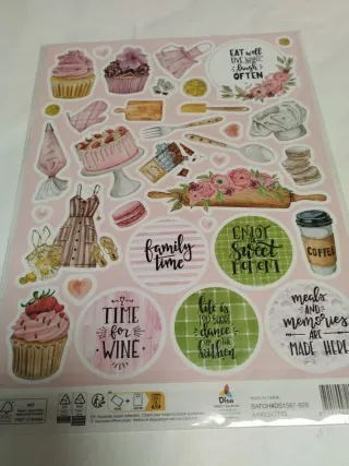 3 Set de Stickers Embossed