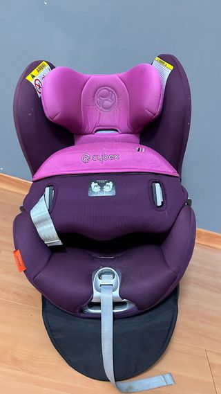 Silla coche Cybex Sirona rosa morada