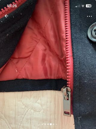 Abrigo Springfield Talla 38 Negro