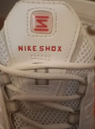 Nike Shox Bianche Argento