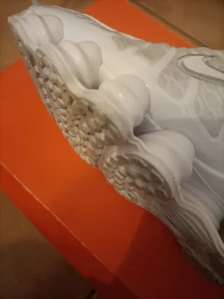 Nike Shox Bianche Argento