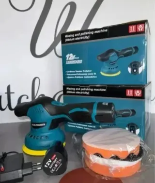 Lucidatrice Smerigliatrice doppia Batteria NUOVA