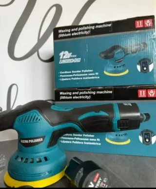 Lucidatrice Smerigliatrice doppia Batteria NUOVA