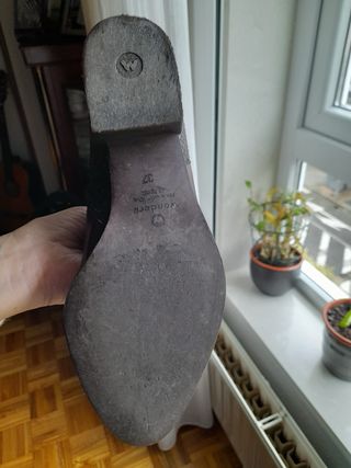 Botines de piel marrón