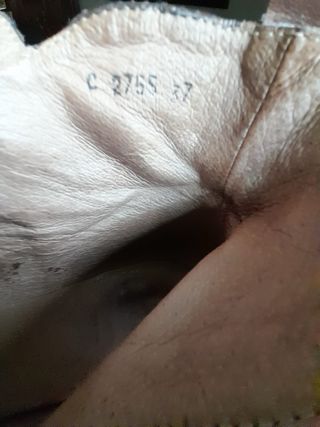 Botines de piel marrón