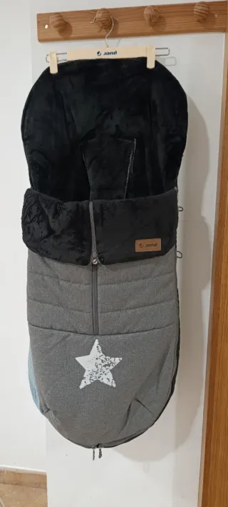 Saco Jane Invierno Estrellas Gris