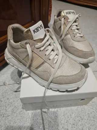 Scarpe Keys Beige/Oro