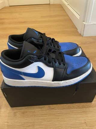Nike Air Jordan 1 Low Azul y Negro