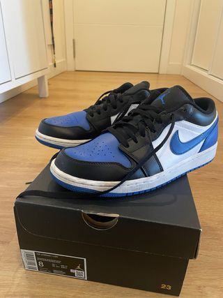Nike Air Jordan 1 Low Azul y Negro