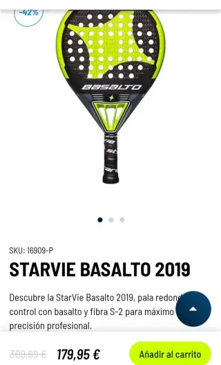 RAQUETA PADEL BASALTO