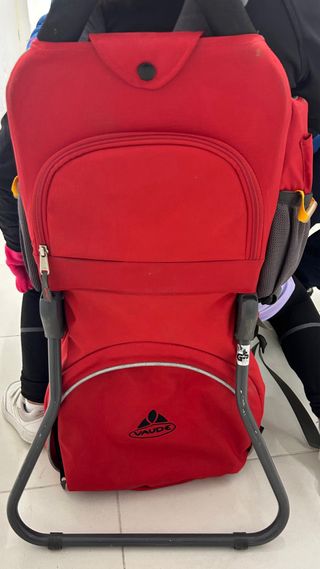 Mochila Portabebés Vaude Roja