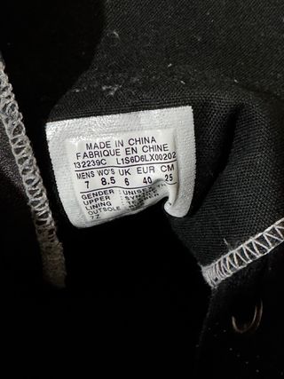 Converse Botas Grises y Negras