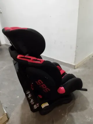 Silla de coche Be Cool roja y negra